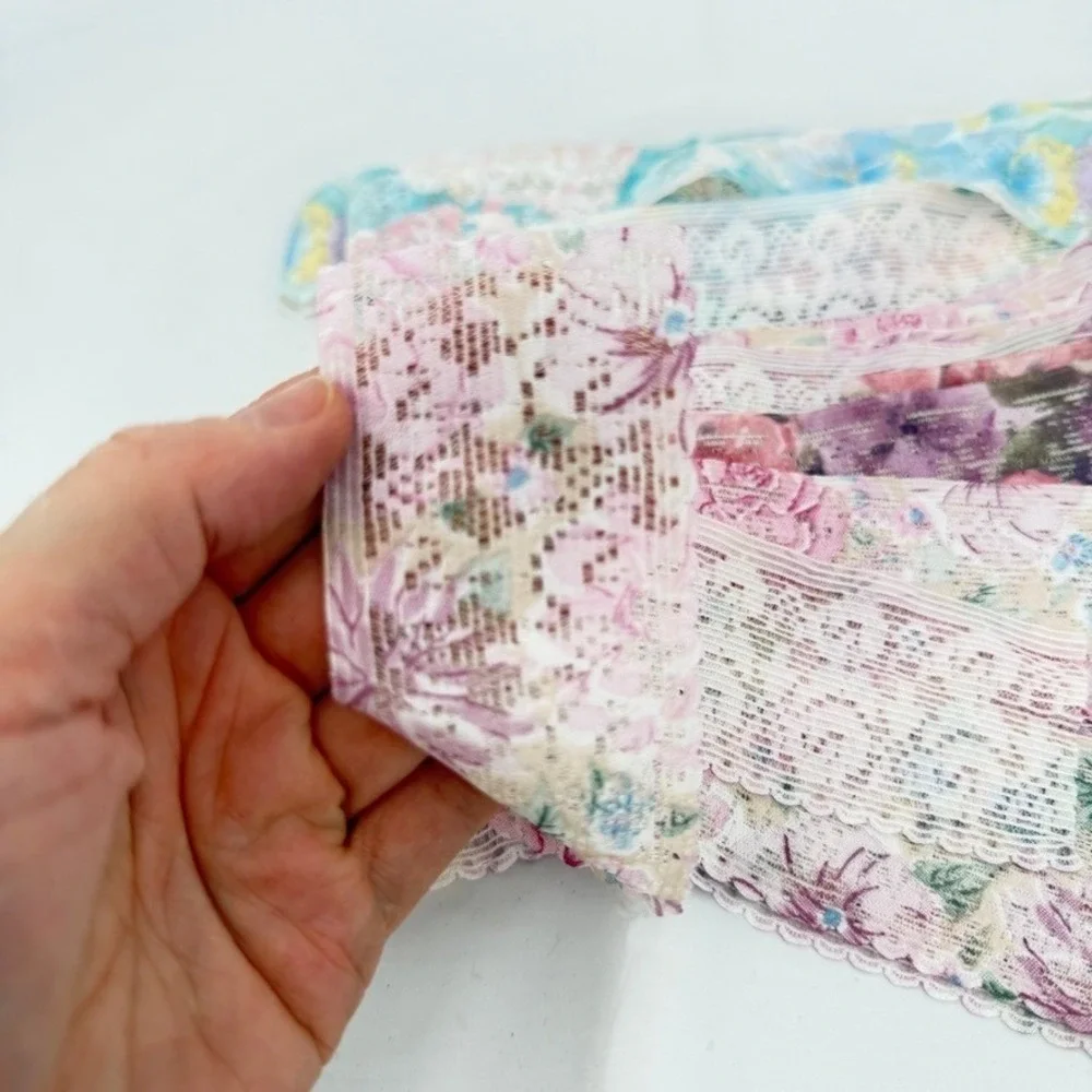 Lace Trim Floral & Butterflies Shabby Chic Sewing Craft Supplies Loose LOT